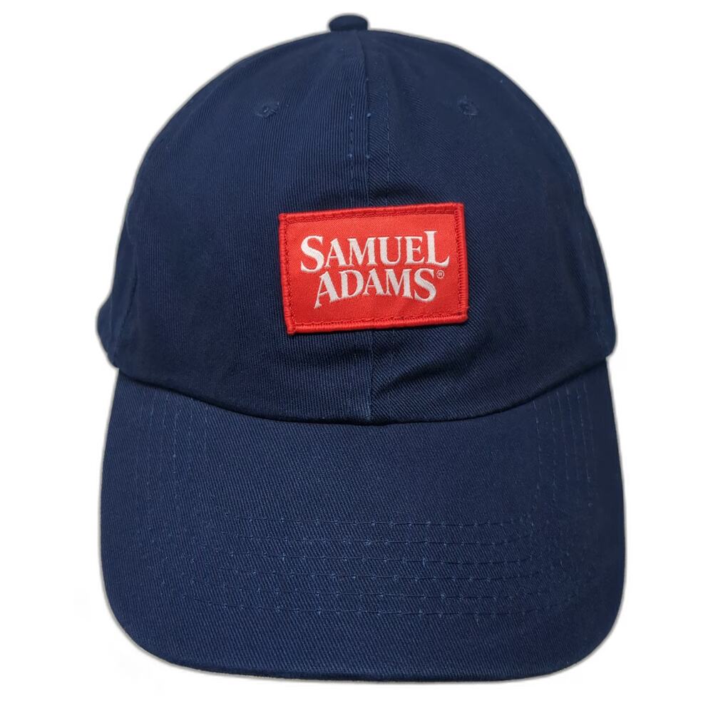 Samuel Adams Baseball Cap Blue One Size Strapback Beer Logo Graphic Brewery Hat